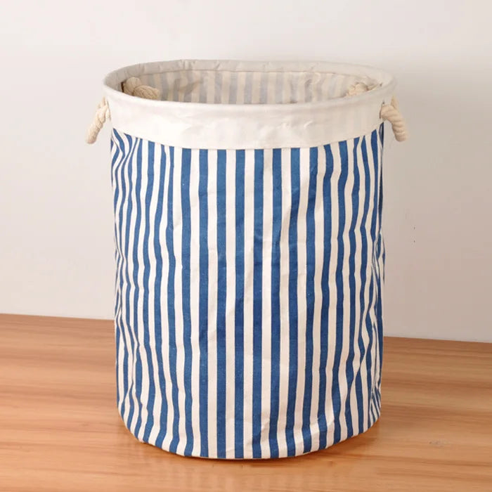 Afralia™ Stripe Zigzag Foldable Basket 40x50cm