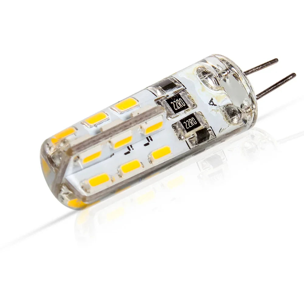 Afralia™ LED Corn Lamp 10-Pack 2W G4 3014 SMD 24-LED Bulbs Warm Cold White