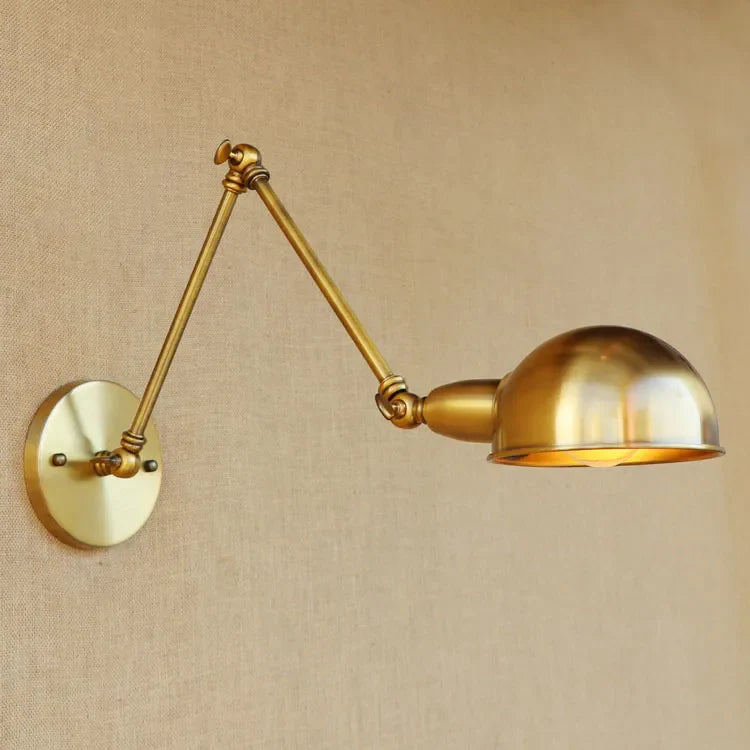 Afralia™ Adjustable Long Arm Wall Light: Loft Industrial Vintage Sconce Luminaria