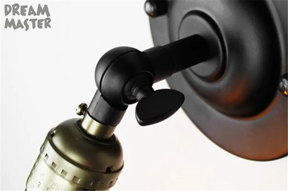 Afralia™ Vintage Industrial Wall Sconce Light with On/Off Switch for Coffee Bar