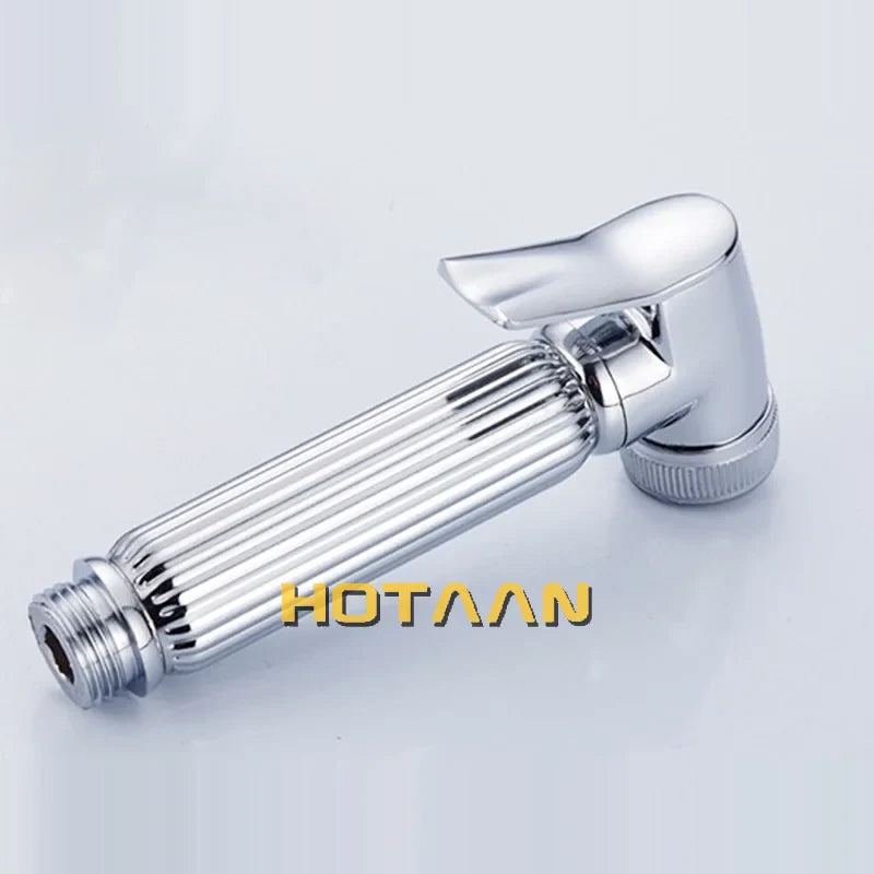 Afralia™ Chrome Bidet Faucet: Portable Hygienic Muslim Shower Sprayer & Toilet Mixer