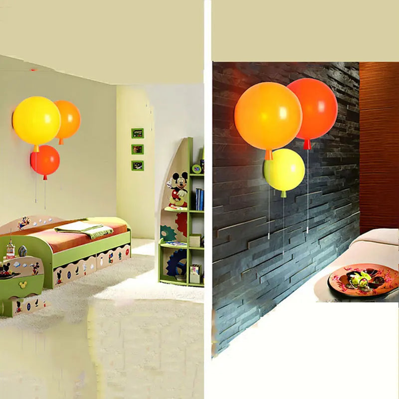 Afralia™ Balloon Wall Light: Child Room Stair Balcony Lamparas Wall Sconce