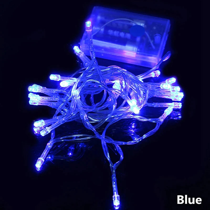 Afralia™ LED String Lights: Battery Operated & Waterproof for Holiday Parties & Weddings