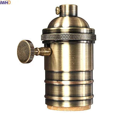 Afralia™ Vintage Edison E27 Lamp Holder Base With Switch Socket Bulb Holder 110-220v