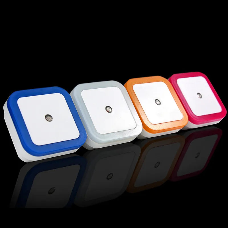 Afralia™ Wireless Sensor LED Night Light Mini Square Night Lights for Bedroom and Living Room