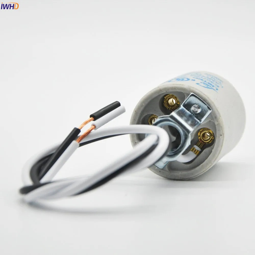 Creamic E27 Socket Light Bulb Holder by Afralia™ - UL CE Approved
