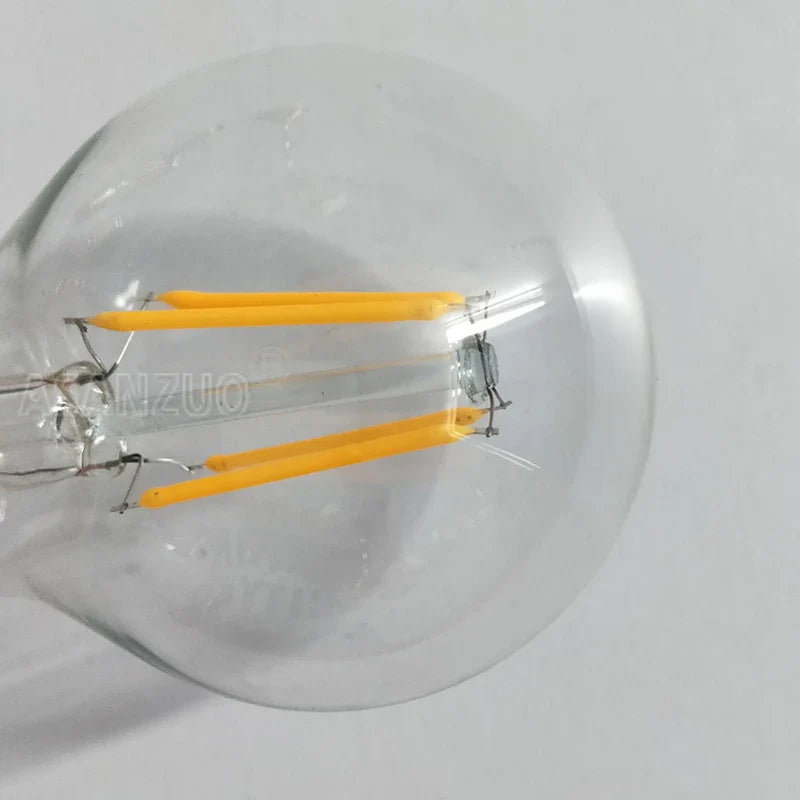 Afralia™ Retro Edison LED Filament Bulb: G45 A60 ST64 G80 G95 G125 Glass Vintage Light