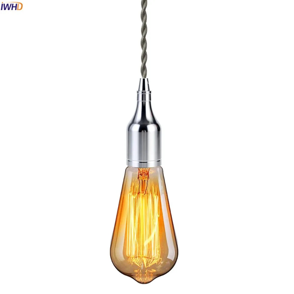 Afralia™ Retro Bottle Vintage E27 Lamp Holder Base Socket - 110-220V Bulb Fitting