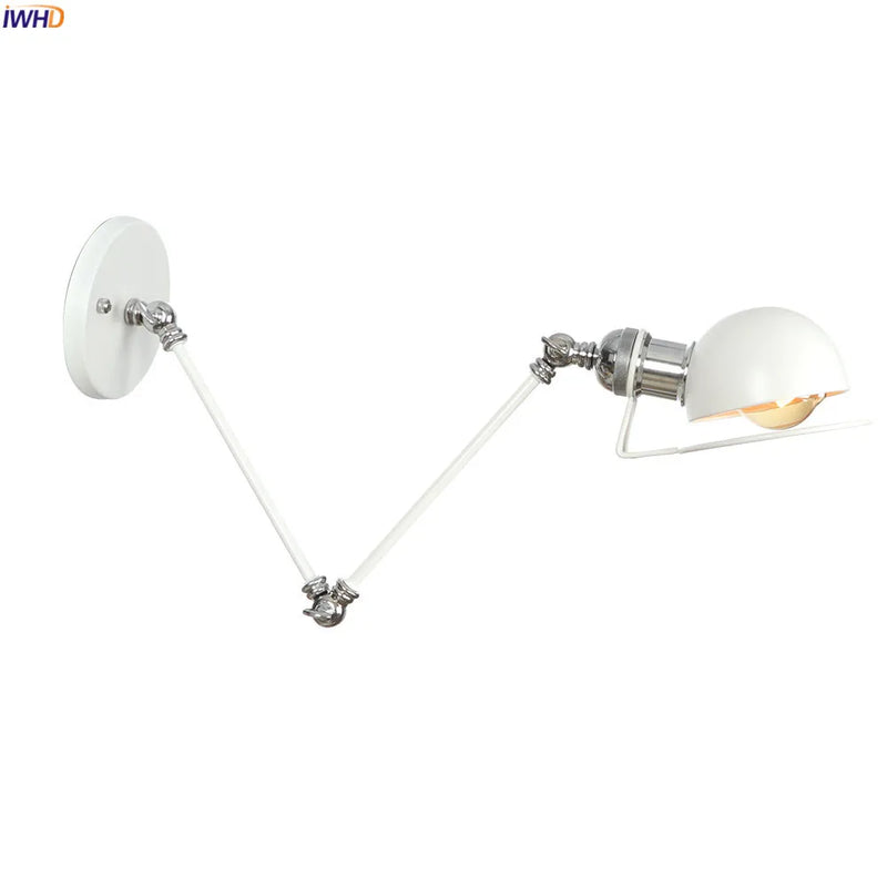 Afralia™ Vintage Swing Arm Wall Lamp Sconce Lighting Fixtures for Bedroom Bathroom Loft