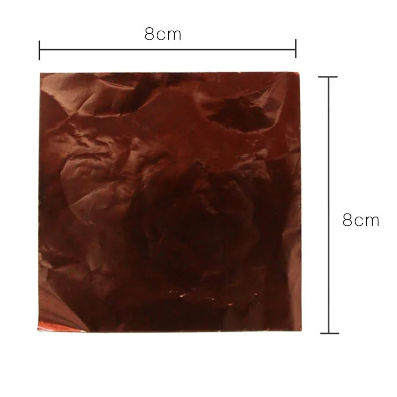 Afralia™ Colorful Tinfoils 8x8cm for Wrapping Chocolate, Candy, Tea Leaves & DIY Packaging