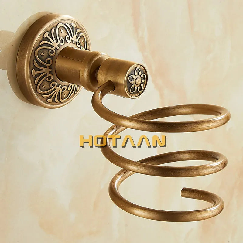 Afralia™ Hair Dryer Rack Holder Stand Shelf Bathroom Accessories