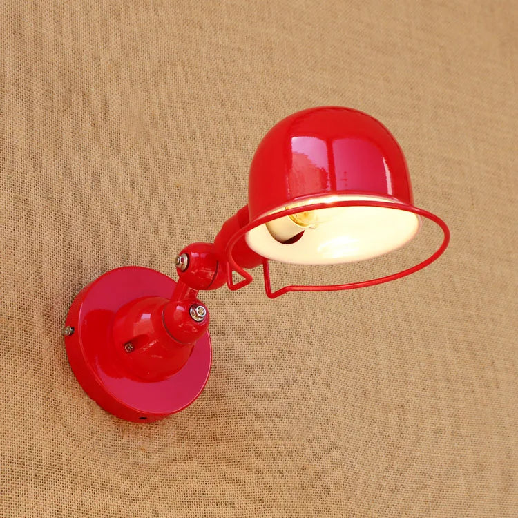 Afralia™ Retro Swing Arm LED Wall Sconce Industrial Vintage Loft Style Home Lighting