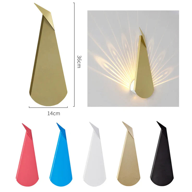 Afralia™ Nordic Wall Light for Bedroom LED Wall Sconce Indoor Lighting Fixture