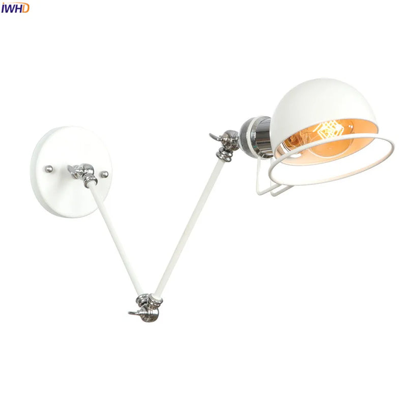 Afralia™ Vintage Swing Arm Wall Lamp Sconce Lighting Fixtures for Bedroom Bathroom Loft