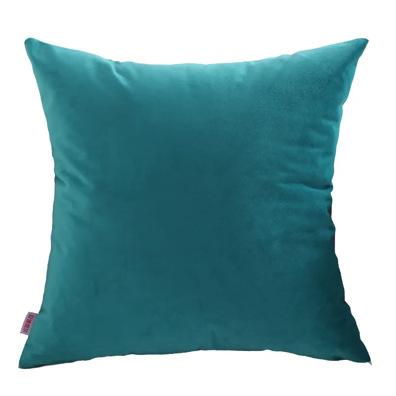 Afralia™ Velvet Pillow Covers for Sofa Bed Home Decor 45x45cm/60x60cm