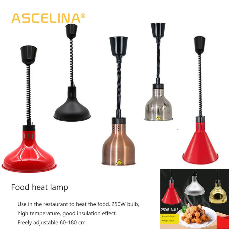 Afralia™ 250W Electric Heat Lamp Food Preservation Pendant Light