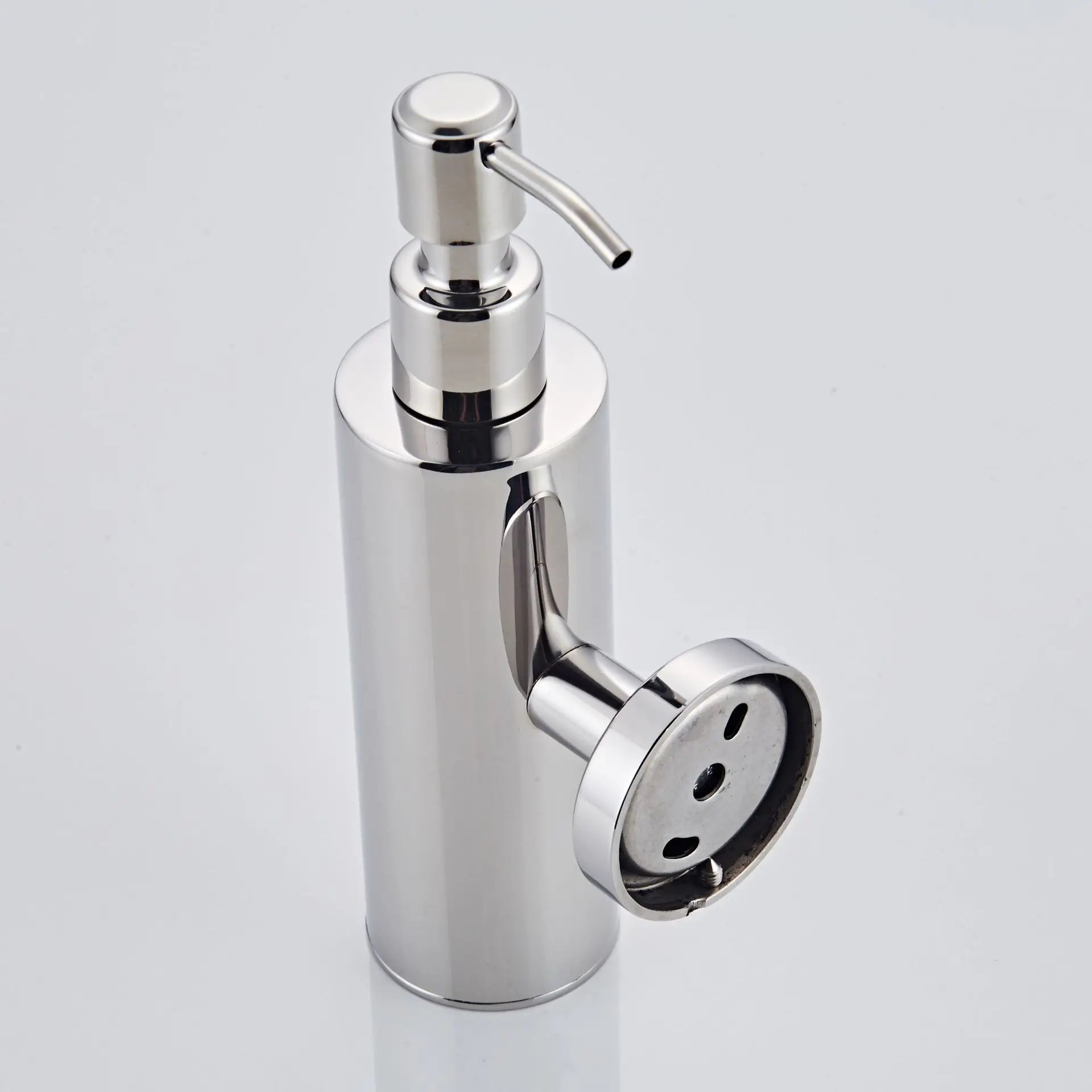 Afralia™ Stainless Steel Wall-Mounted Soap Dispenser for Bathroom and Kitchen