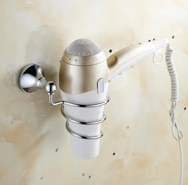Afralia™ Brass & Crystal Bathroom Set: Towel Rack, Bar, Paper Holder, Soap Dish