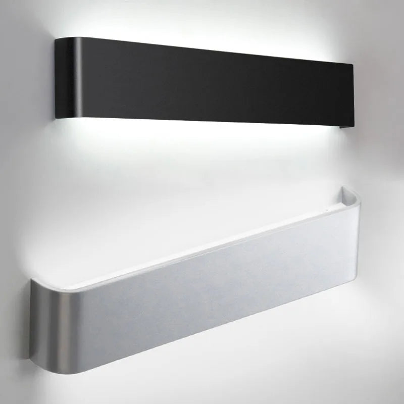 Afralia™ LED Aluminum Wall Lamps: Modern Minimalist Design, 6W/14W Bedroom & Bathroom Indoor Lighting
