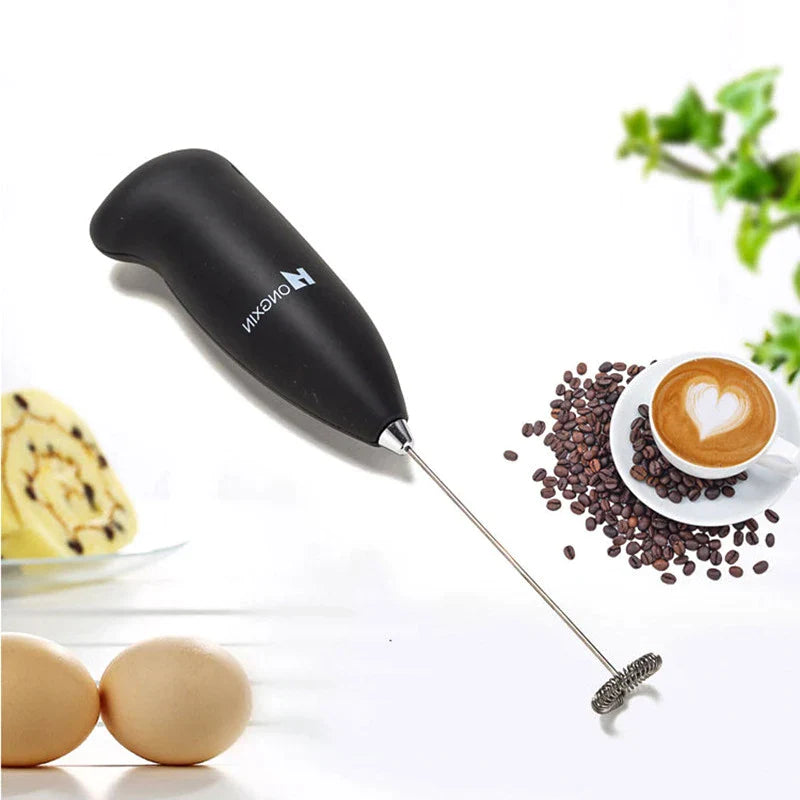 Afralia™ Milk Frother Set: Pitcher & Electric Foam Maker for Latte/Cappuccino