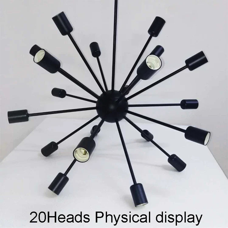 Afralia™ Sputnik Pendant Lamp 12-20 Head Vintage Industrial Loft Restaurant Bar Lights