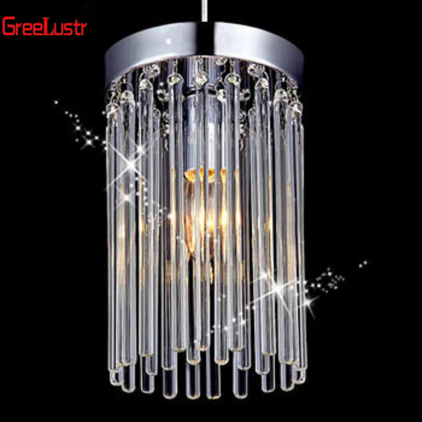 Afralia™ Modern Luster Chandelier LED Crystal Pendant Lamp for Restaurant, Balcony, Aisle