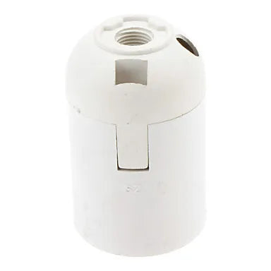Afralia™ E27 Lamp Bulb Holder Fitting, Black/White, 110v-220v Lighting Accessory