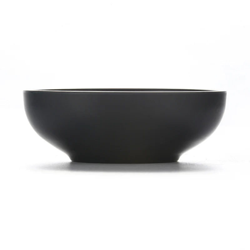 Afralia™ Melamine Cold Noodle Bowl - Solid Pattern Eco-Friendly Soup Bowl