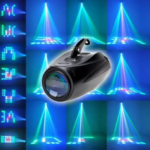 Afralia™ LED RGBW Disco Light Club Party Dj Stage Lights - Hundreds of Patterns