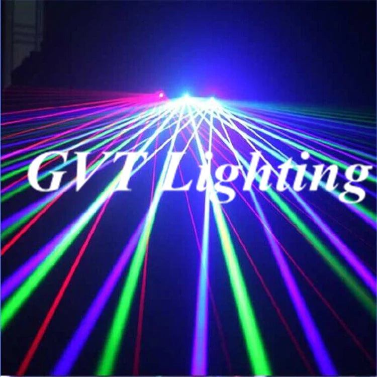 Afralia™ 4 Lens RGBY DMX Laser Projector for Stage Party Lighting