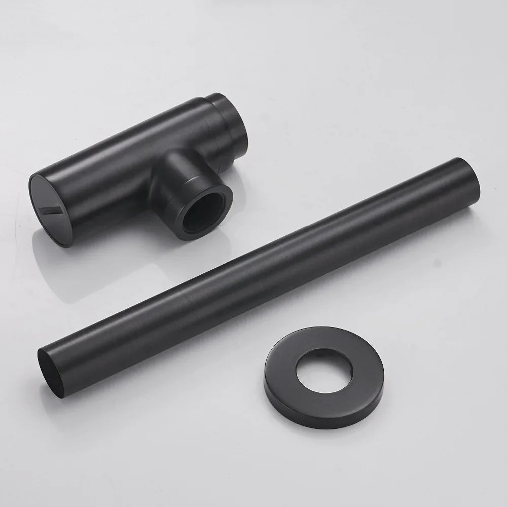 Afralia™ Brass Round Bottle Trap Oil Rubbed Bronze WF-6920