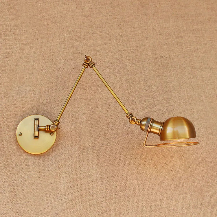 Afralia™ Retro Swing Arm Wall Sconce - Vintage Edison Style Wall Lamp