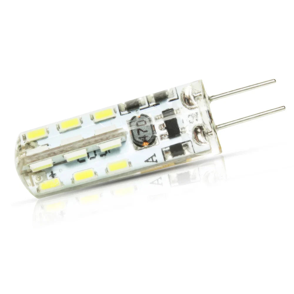 Afralia™ G4 LED Spotlight Bulb 2W Crystal Lamp 12V 3014 SMD - Pack of 20