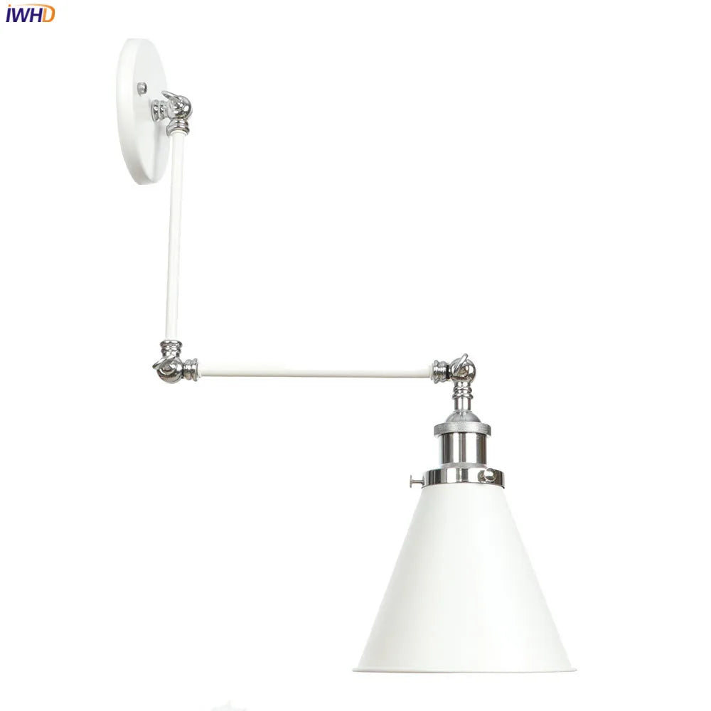 Afralia™ Industrial Retro LED Wall Sconce Adjustable Loft Style Edison Wall Lights Fixtures