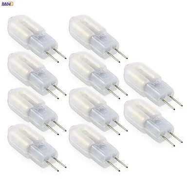 Afralia™ 10pcs 2W LED G4 Bulb 160Lm 12V 220V Bi-pin Chandeliers Replace Halogen