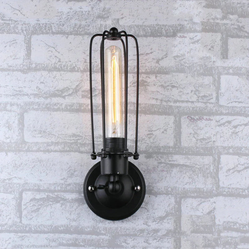 Afralia™ Retro Loft Vintage Wall Lamp for Aisle Bedroom, Stair, Cafe, Restaurant, Wall Sconce