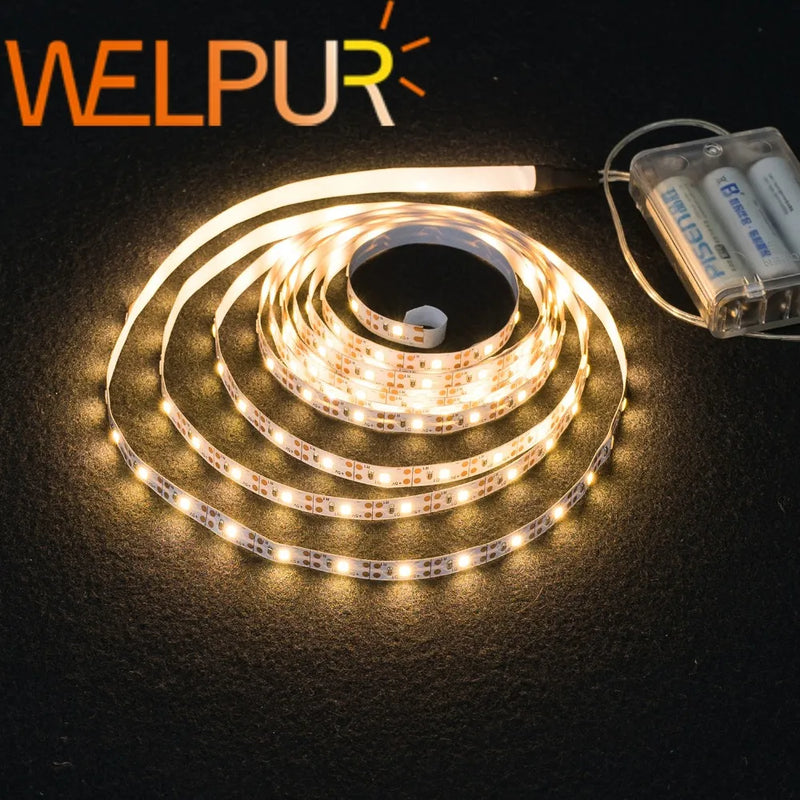 Afralia™ LED Strip Light SMD2835 50cm-5M Flexible Ribbon Tape White/Warm White