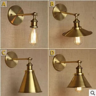 Afralia™ Industrial Vintage Wall Lamp LED Loft Style Edison Wall Sconce Arandela Lampara Pared