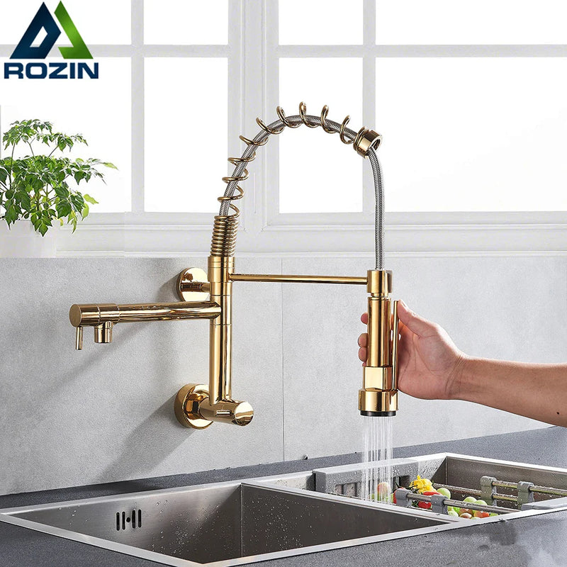 Afralia™ Swivel Dual Spout Kitchen Faucet with 360 Rotation