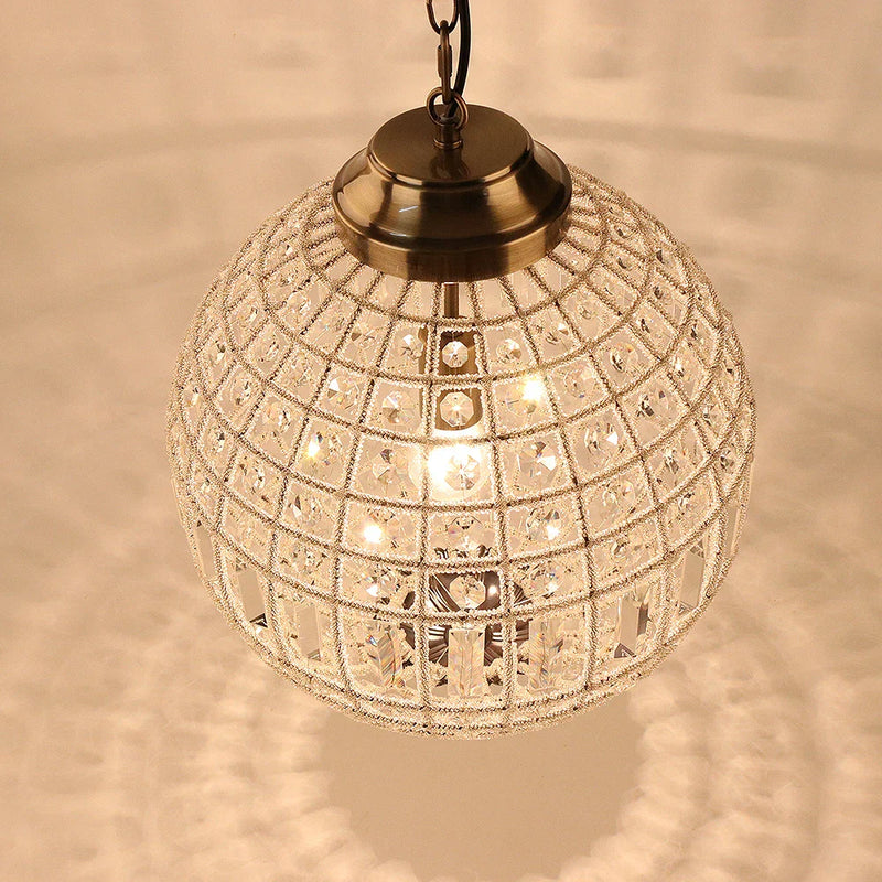 Afralia™ Crystal Empire Ball Chandelier for Living Room Bedroom Hotel