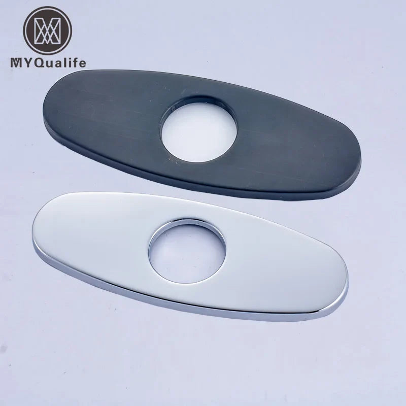 Afralia™ 6" Deck Plate Cover for Bathroom Kitchen Sink Faucet