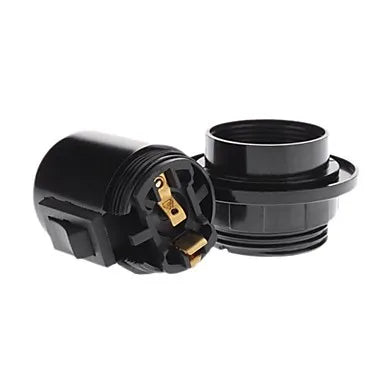 Afralia™ E27 Base Bulb Socket Lamp Holder with Switch