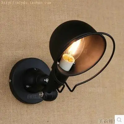 Afralia™ Retro Swing Arm LED Wall Sconce Industrial Vintage Loft Style Home Lighting