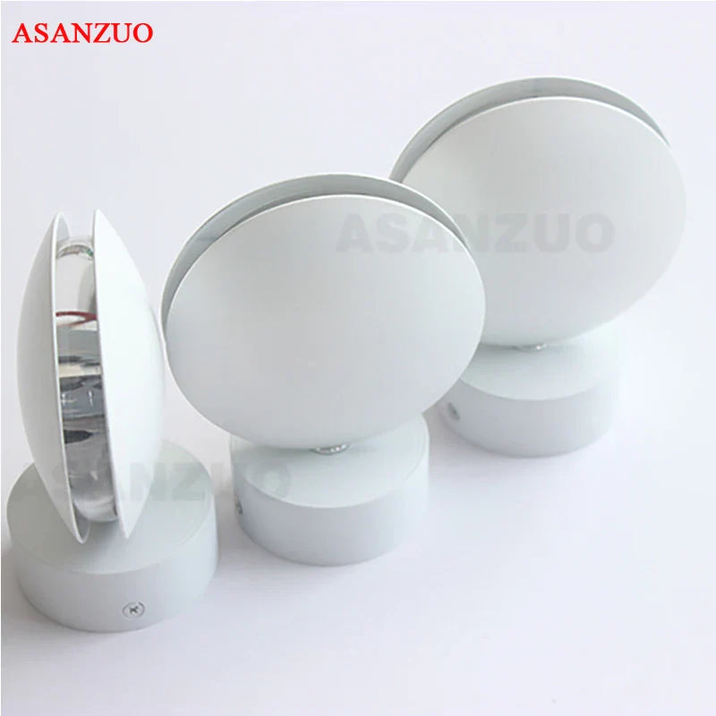 Afralia™ Round LED Wall Lamp for Building Contour Lighting