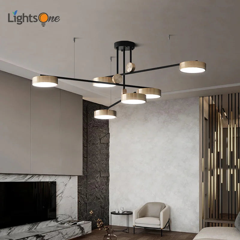 Afralia™ Elegant Golden Pendant Lamp for Luxurious Décor and Dining Ambiance