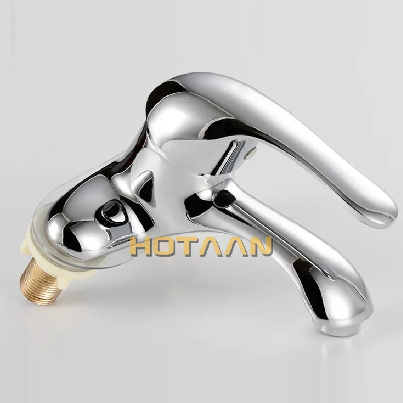 Afralia™ Two-Hole Basin Mixer Faucet with Hose Pipes