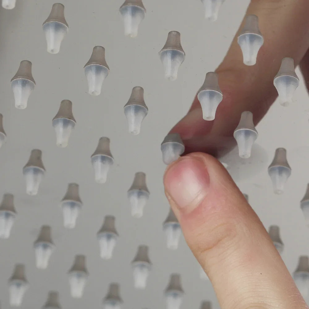 Afralia™ LED Shower Head Square with Temperature Control 3 Color Lights Ultra Thin