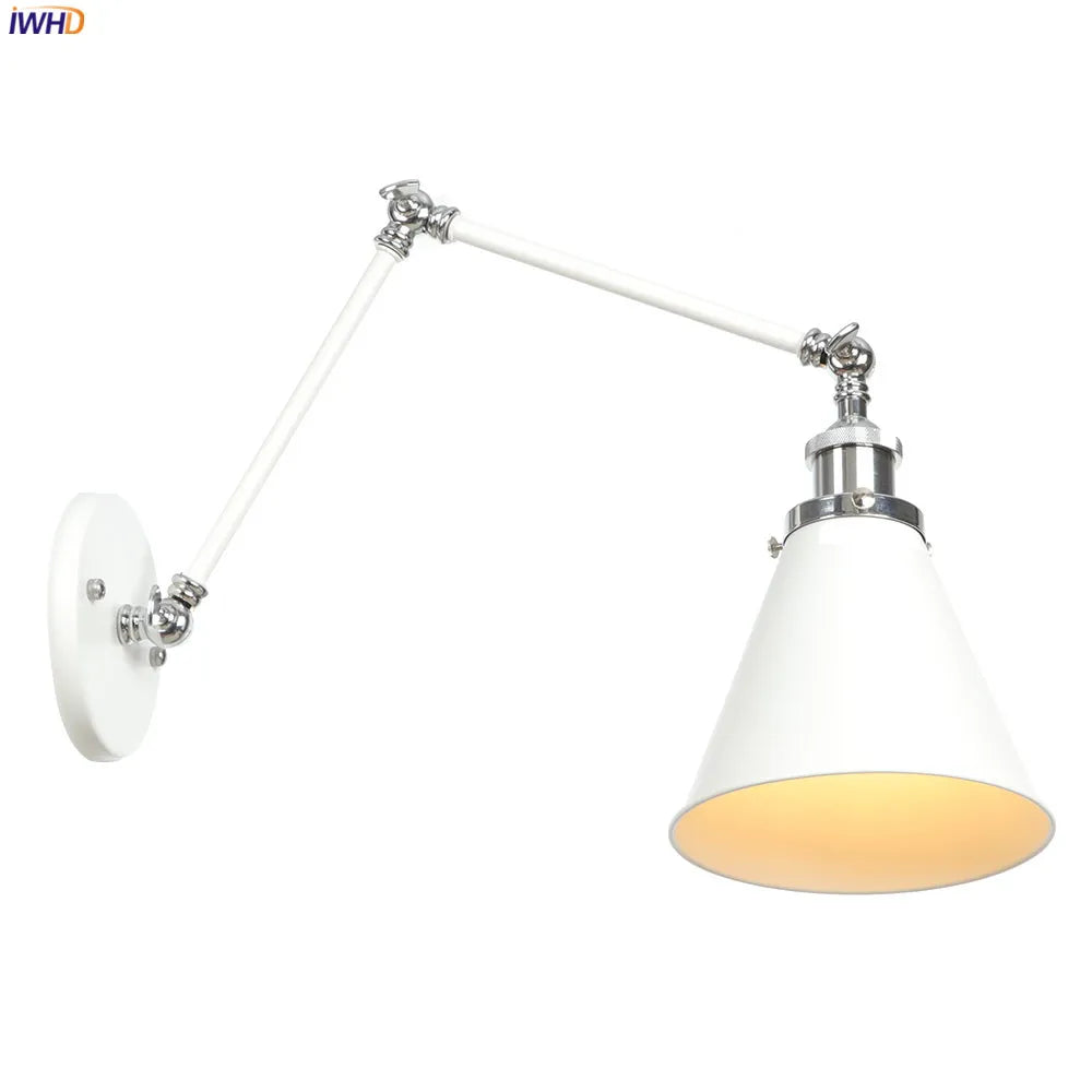 Afralia™ Industrial Retro LED Wall Sconce Adjustable Loft Style Edison Wall Lights Fixtures
