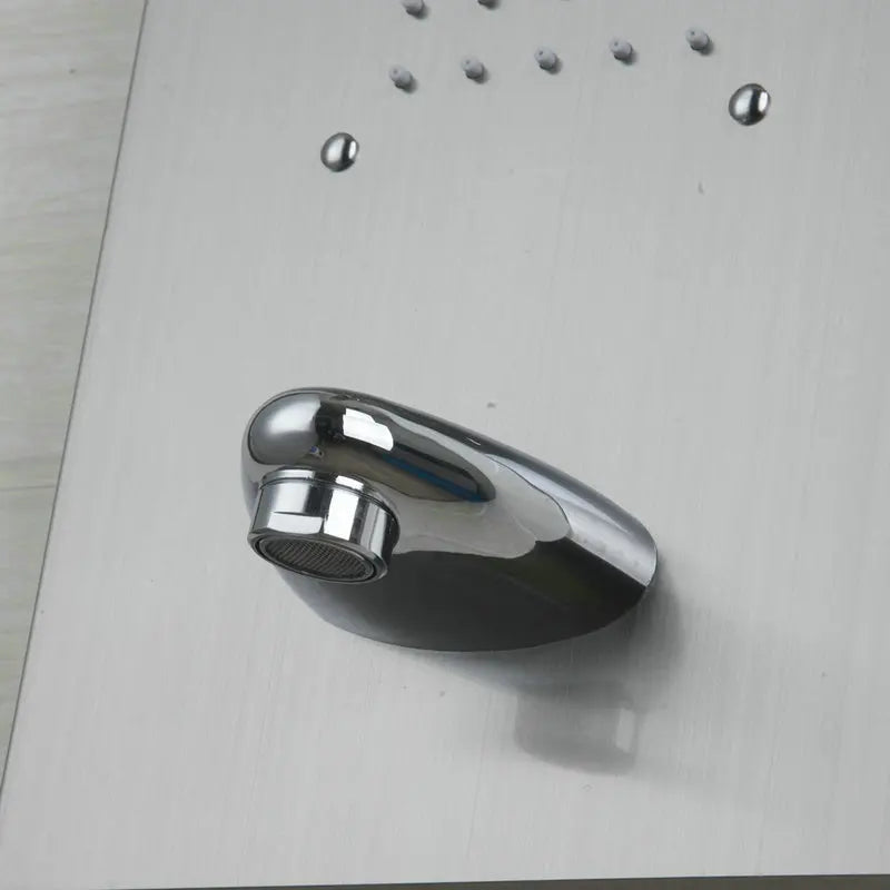 Afralia™ Brass Shower Column with Hand Shower & Tub Spout Massage System