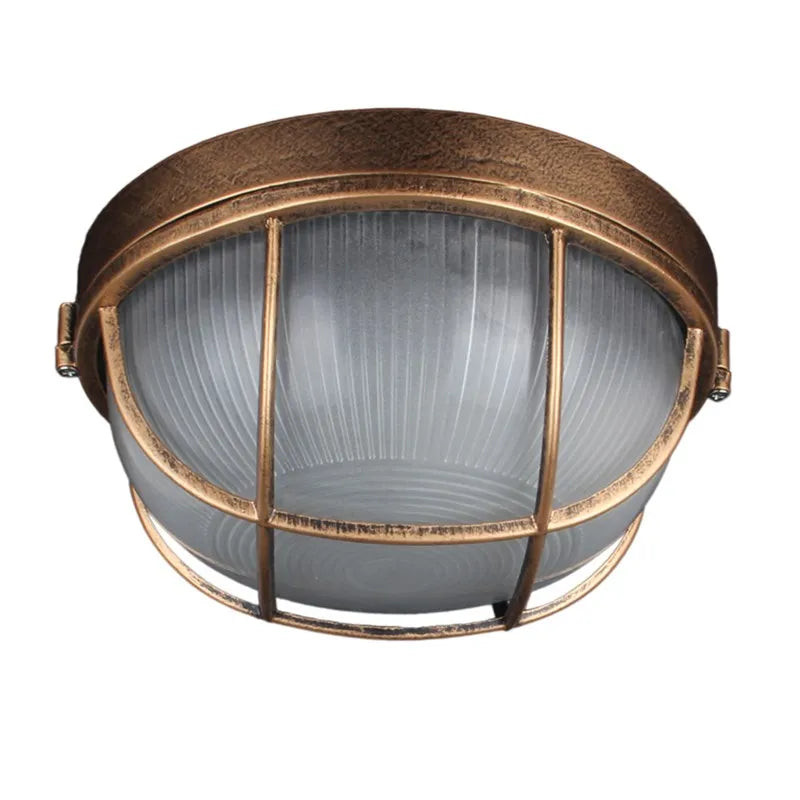 Afralia™ Retro Vintage LED Ceiling Light: Waterproof Kitchen Hallway Balcony Plafondlamp